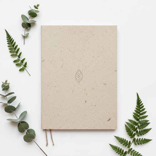Cuaderno ecológico de hojas recicladas