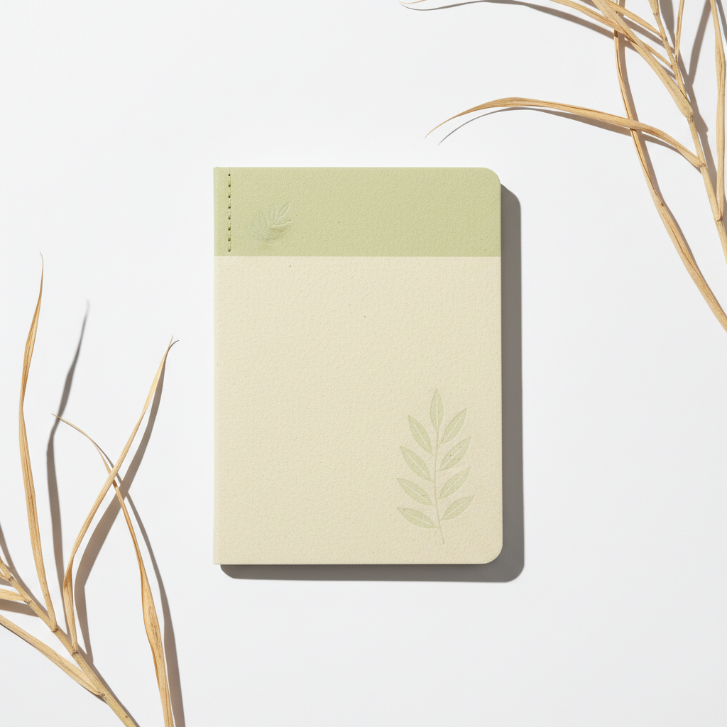 Cuaderno ecológico de caña de azúcar