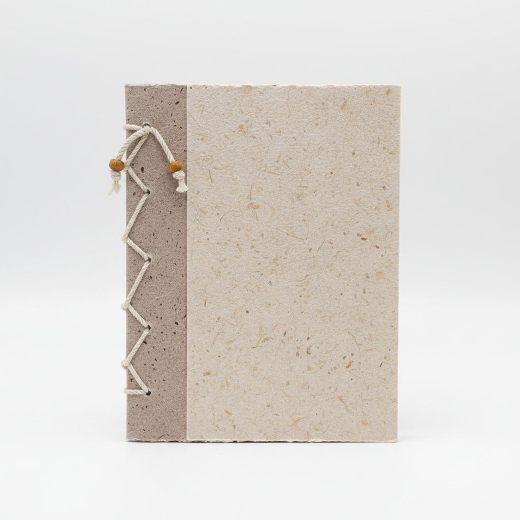 Libreta ecológica fondo blanco